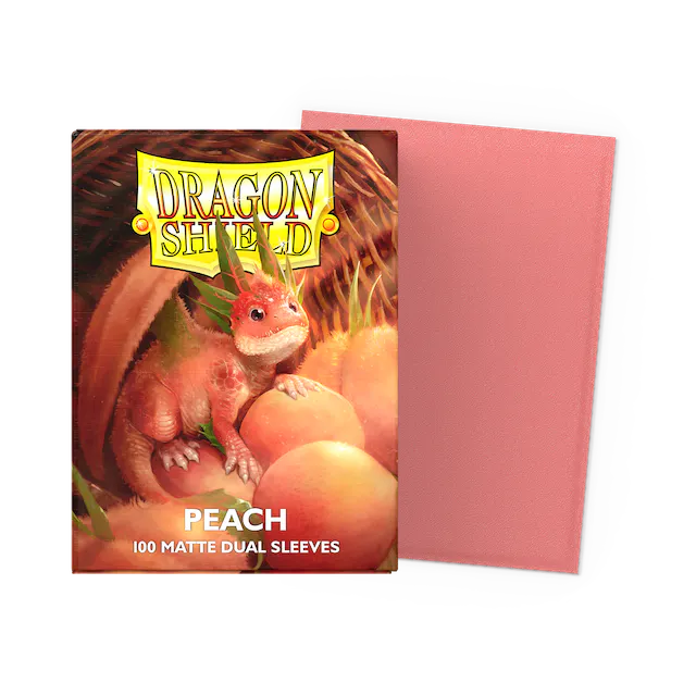 Dragon Shield Dual Matte Sleeves - Peach (Rosa) (100)