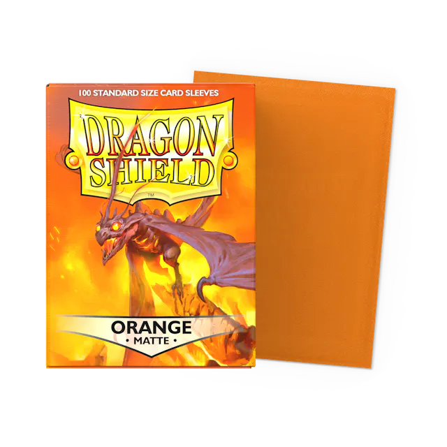 Dragon Shield Matte Sleeves Orange (100)