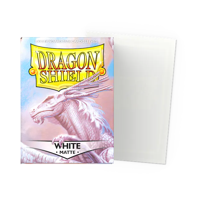 Dragon Shield Matte Sleeves White (100)