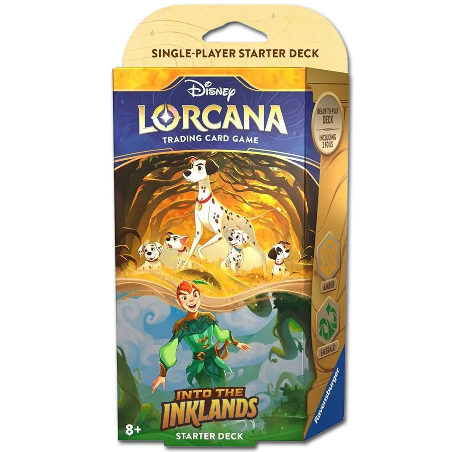 Disney Lorcana: Into the Inklands Starter Deck - Amber/Emerald (ENG)