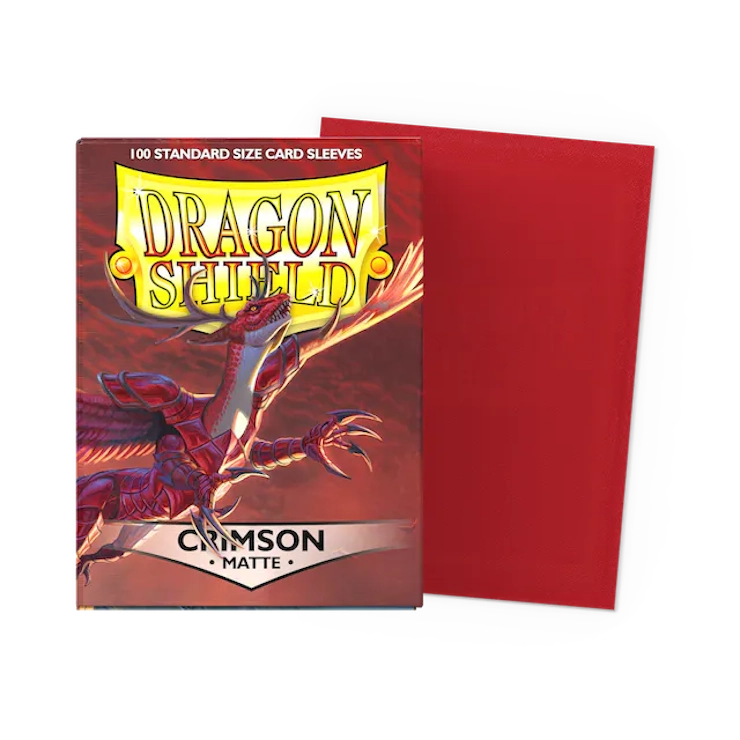 Dragon Shield Matte Sleeves Crimson (100)