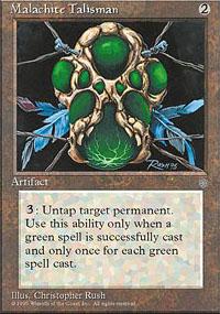 Malachite Talisman