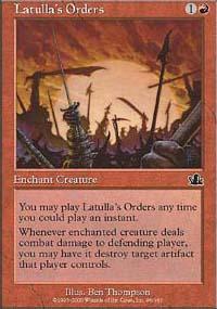 Latulla's Orders