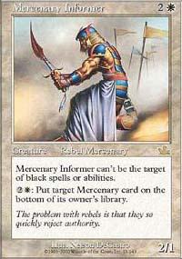 Mercenary Informer