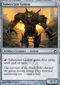 Saberclaw Golem