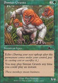 Simian Grunts