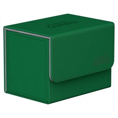 ultimate guard sidewinder xenoskin deck case 80+ green